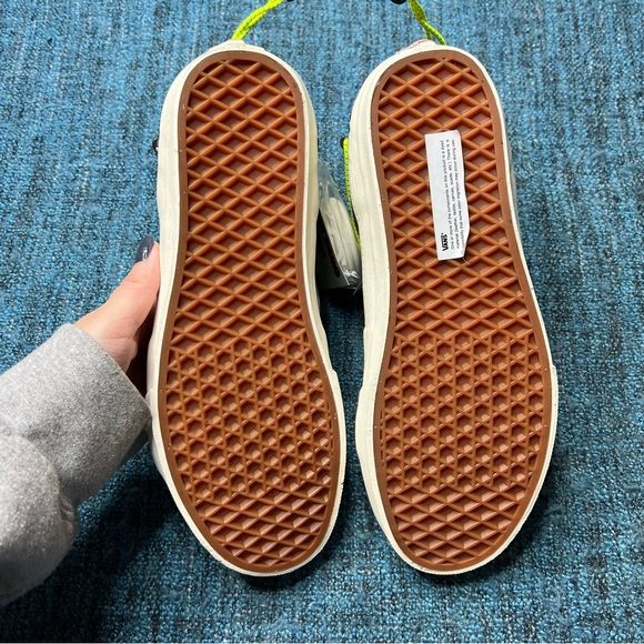 Vans Anaheim Factory Sk8 Hi Echo DX Sneakers in Black White Neon - Picture 8 of 9